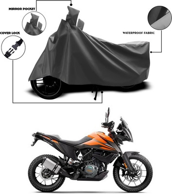 ANTHUB Waterproof Two Wheeler Cover for KTM(Duke 390 ABS, Grey)