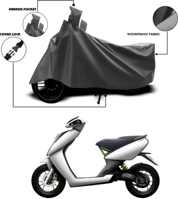 ANTHUB Waterproof Two Wheeler Cover for Universal For Bike(Grey)