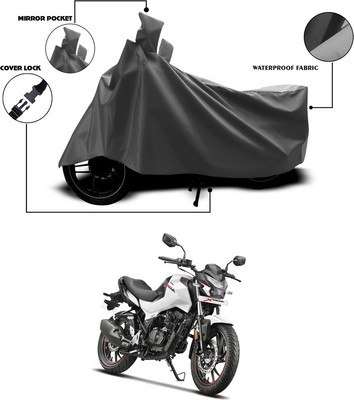 SEBONGO Waterproof Two Wheeler Cover for Hero(Xtreme, Grey)