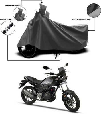 ANTHUB Waterproof Two Wheeler Cover for Hero(Xpulse 200T, Grey)