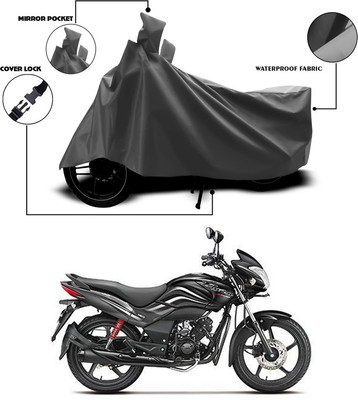 ANTHUB Waterproof Two Wheeler Cover for Hero(Passion Xpro, Grey)