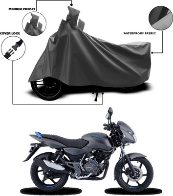ANTHUB Waterproof Two Wheeler Cover for Bajaj(Pulsar 125, Grey)