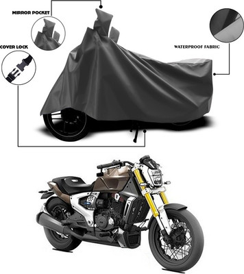 SEBONGO Waterproof Two Wheeler Cover for TVS(Grey)