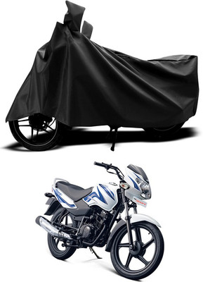 ANTHUB Two Wheeler Cover for TVS(Black)