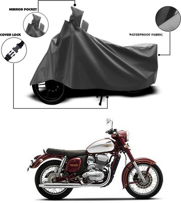 SEBONGO Waterproof Two Wheeler Cover for Universal For Bike(Grey)