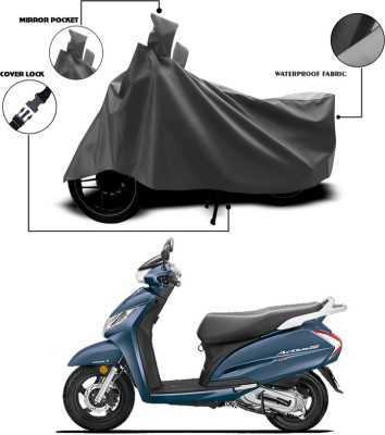 SEBONGO Waterproof Two Wheeler Cover for Honda(Activa 125, Grey)