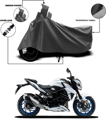 ANTHUB Waterproof Two Wheeler Cover for Universal For Bike(Grey)