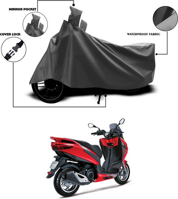 ANTHUB Waterproof Two Wheeler Cover for Aprilia(Grey)