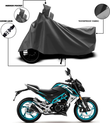 ANTHUB Waterproof Two Wheeler Cover for Universal For Bike(Grey, Grey)