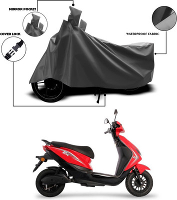 ANTHUB Waterproof Two Wheeler Cover for Ampere(Grey)