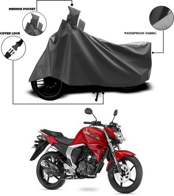SEBONGO Waterproof Two Wheeler Cover for Yamaha(FZ, Grey)