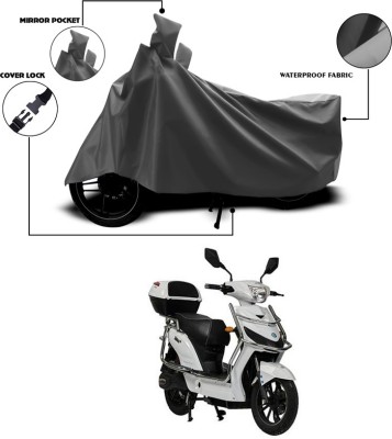 SEBONGO Waterproof Two Wheeler Cover for Avon(Grey)