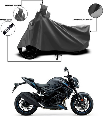 ANTHUB Waterproof Two Wheeler Cover for Suzuki(GSX-S750, Grey)