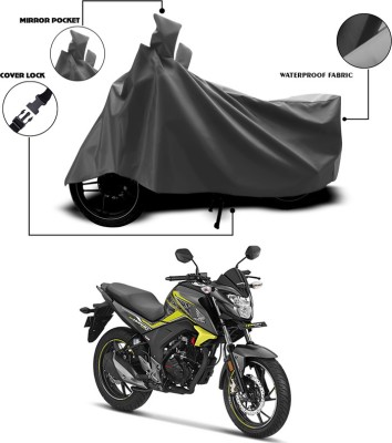 ANTHUB Waterproof Two Wheeler Cover for Honda(CB Hornet 160, Grey)