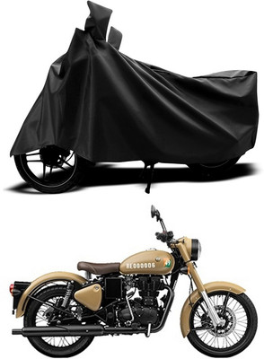 ANTHUB Two Wheeler Cover for Universal For Bike(Black)