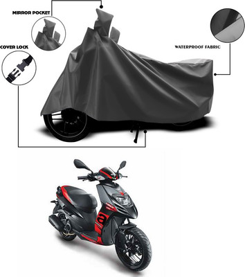 SEBONGO Waterproof Two Wheeler Cover for Aprilia(SR 150, Grey)