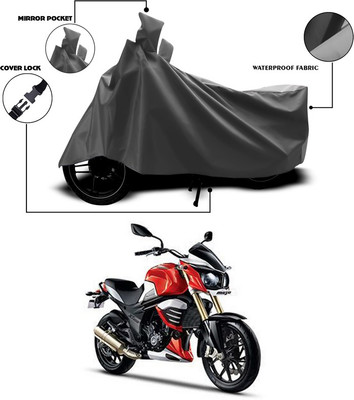 ANTHUB Waterproof Two Wheeler Cover for Mahindra(MOJO XT 300, Grey)