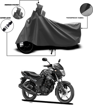 SEBONGO Waterproof Two Wheeler Cover for Yamaha(SZ-RR, Grey)