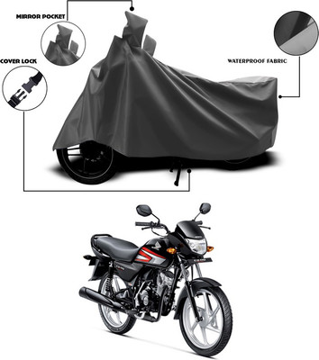 ANTHUB Waterproof Two Wheeler Cover for Honda(CD 110 Dream, Grey)