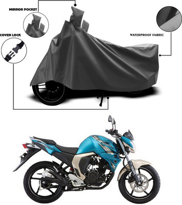 ANTHUB Waterproof Two Wheeler Cover for Yamaha(FZ-S FI, Grey)