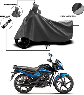 ANTHUB Waterproof Two Wheeler Cover for Hero(Splendor I Smart, Grey)