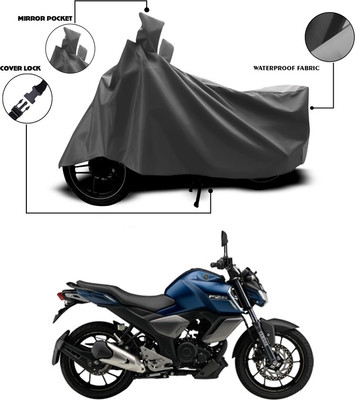 ANTHUB Waterproof Two Wheeler Cover for Yamaha(FZ-S FI, Grey)