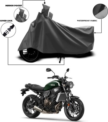 SEBONGO Waterproof Two Wheeler Cover for Yamaha(Grey)