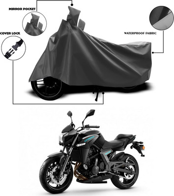SEBONGO Waterproof Two Wheeler Cover for Universal For Bike(Grey)