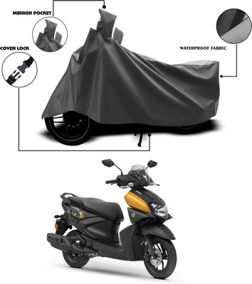 SEBONGO Waterproof Two Wheeler Cover for Yamaha(Ray ZR, Grey)