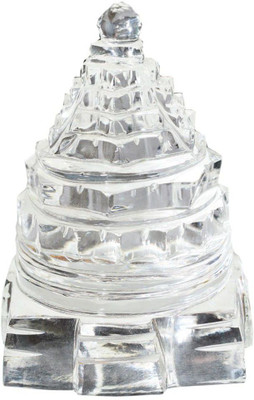 RADHEY Crystal Sphatik Shri Glass Yantra(Pack of 1)