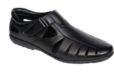 Blue Gold Men Flats(Black , 8)