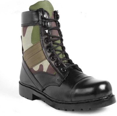 PARA GLAXY Combat Army Boot For Men Boots For Men(Black)
