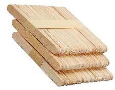 anjanaware Amazing Quality Natural Wooden Ice Cream Sticks,Candy Stick For HobbyCrafts, Project Work