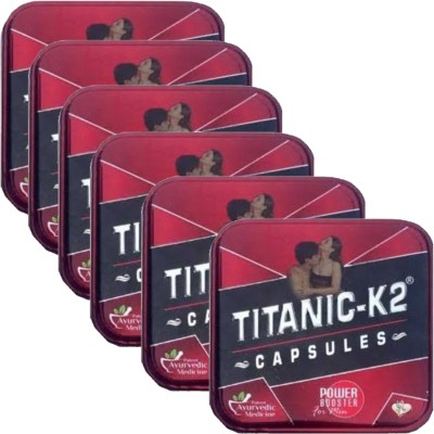 TITANIC-K2 Ayuevedic power booster capsule(Pack of 6)