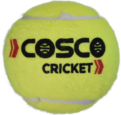 COSCO Cricket Normal Force Tennis Ball- Yellow Cricket Tennis Ball(Standard, Pack of 6)