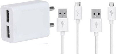 HelloX 2.4 A Wall Charger for Mobile with Detachable Cable(White, Cable Included)