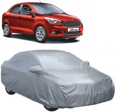 ask Car Cover For Ford Figo Aspire (Without Mirror Pockets)(Silver)