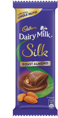 Cadbury Dairy Milk Silk Roast Almond Chocolate Bar Bars(143 g)