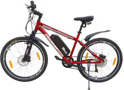 Nibe Motors S1 Series Electric Cycle Multi Gear Red 26 inches 7
