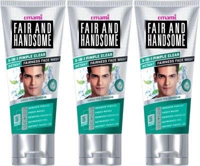 Fair and Handsome 5-in-1 Pimple Clear IF  (100g, Pack of 3) Face Wash  (100 g)