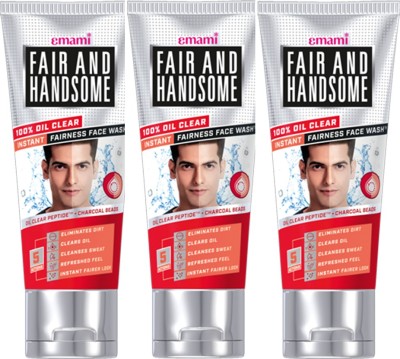 Fair and Handsome 100% Oil Control IF  (100g, Pack of 3) Face Wash (100 g)