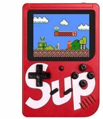 TECHNUV SUP GAME 400 in 1 Retro Game Box Console Handheld Video Game box with TV output Mario 8 GB with Mario/Super Mario/DR Mario/Contra/Turtles and other 400 Games 2 GB with contra, mario, turtle with USB RECHARGER (Red) 2 GB with Mario/Super Mario/DR Mario/Contra/Turtles(Red)