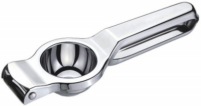 MAHAKAL ENTERPRISE Aluminium 2 In 1 Lemon Squeezer Hand Juicer(Silver)