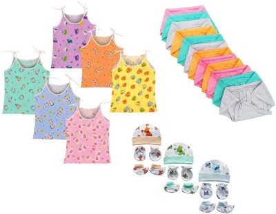 Sanchi Creation Baby Boys & Baby Girls Casual Vest Bloomer(Multicolor)