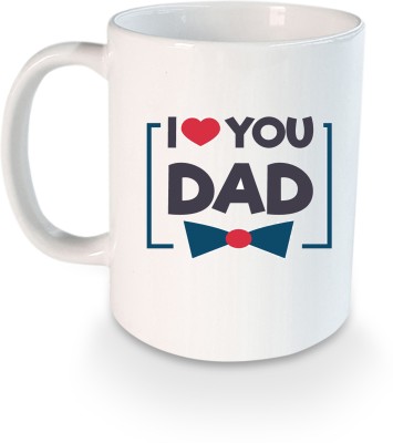 ADT Photo Gifts father love white coffee mug Ceramic Coffee Mug(325 ml)