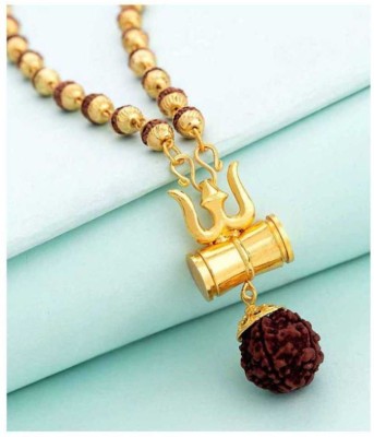 Green Spiritual Gold-plated Plated Wood Chain