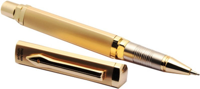 Ledos Picasso Parri 18 CT Gold Plated Unique Triangular Body Ball Pen(Ink Color - Blue)