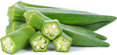 Farmonix Z262_W_Ladyfinger (Okra) Seeds Seed(50 per packet)