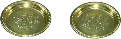 SMILEY Gold Paper Plate (100 pcs in 1 pack) - Pack of 2 Dinner Plate(200 Dinner Plate)