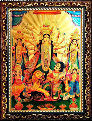 SUNINOW Kali maa Photo Frame | god photo frame Religious Frame